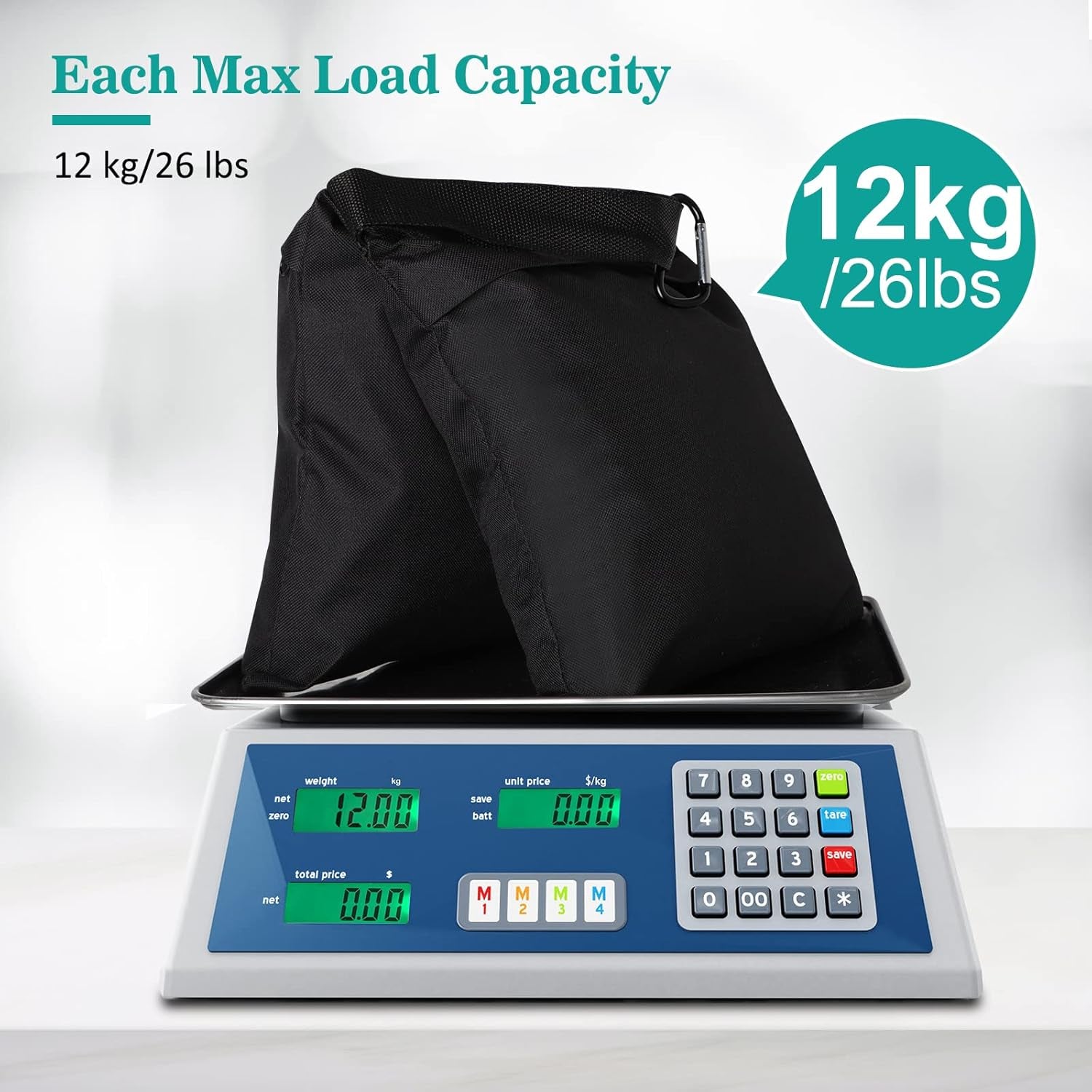 4 Packs Sandbags Weight Bags for Light Stand Photography Video Equipment, Heavy Duty Saddlebag for Backdrop Stand, Photo Tripod, Canopy, Pop up Tent, Umbrella Base, Fishing Chair, Picnic Table