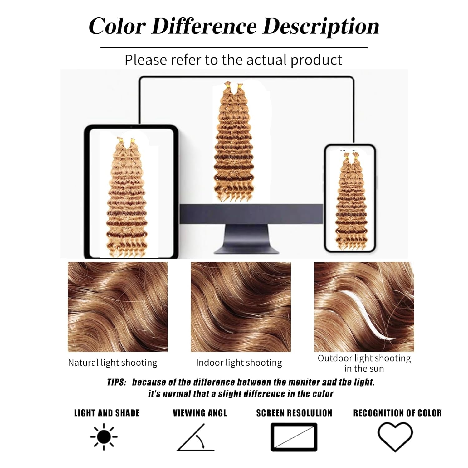 Braiding Hair Deep Wave Bulk Hair for Braiding Boho Hair for Braiding Deep Water Wave Braiding Hair No Weft Wet and Wavy Braiding Hair Extensions (27#, 18 Inch)