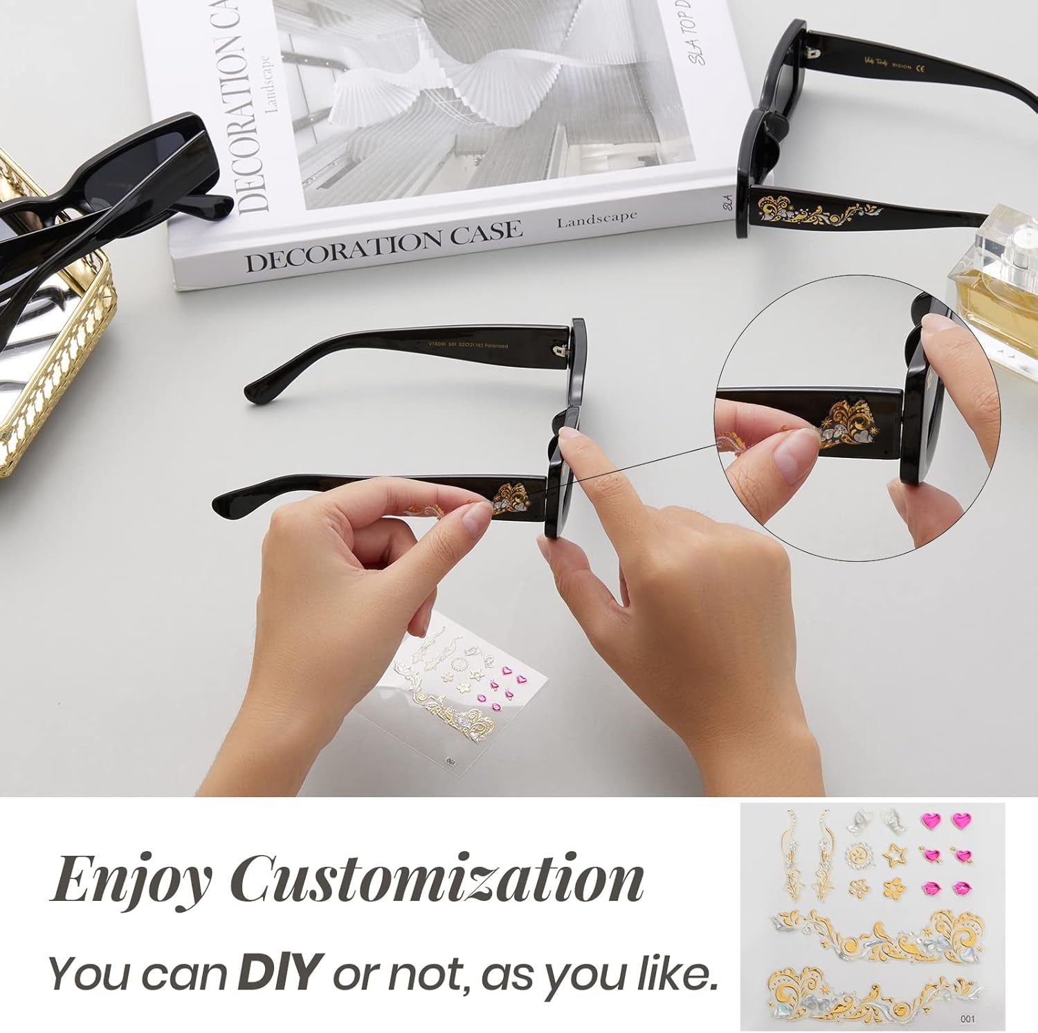 Rectangle Sunglasses Men Tinted Polarized Big Square Retro 90S Vintage Y2K Glasses for Women UV Protection