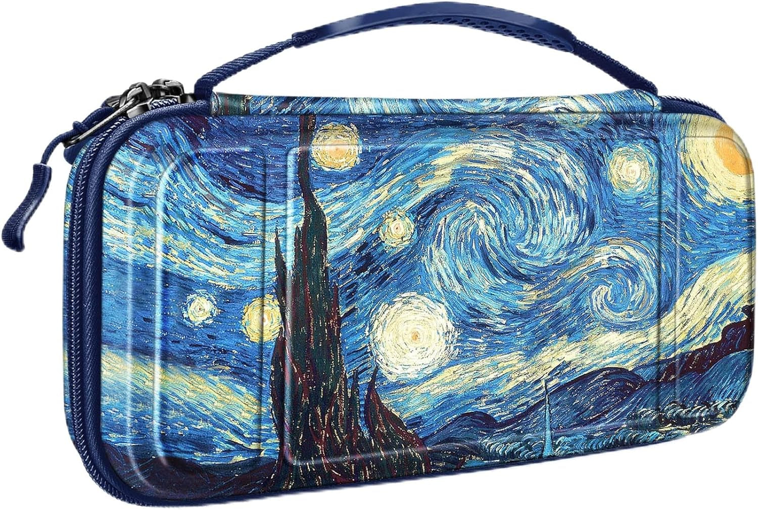 Carrying Case for Nintendo Switch OLED Model 2021/Switch 2017, [Shockproof] Hard Shell Protective Cover Travel Bag W/10 Game Card Slots for Switch Console Joy-Con & Accessories