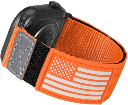 Rugged Nylon Band Compatible with Apple Watch Series 9/8/7 6/5/4/3/2/1/SE/SE2 Ultra 1/2, Sports Strap Woven Design for Iwatch 49Mm 42Mm/44Mm/45Mm 38Mm/40Mm/41Mm