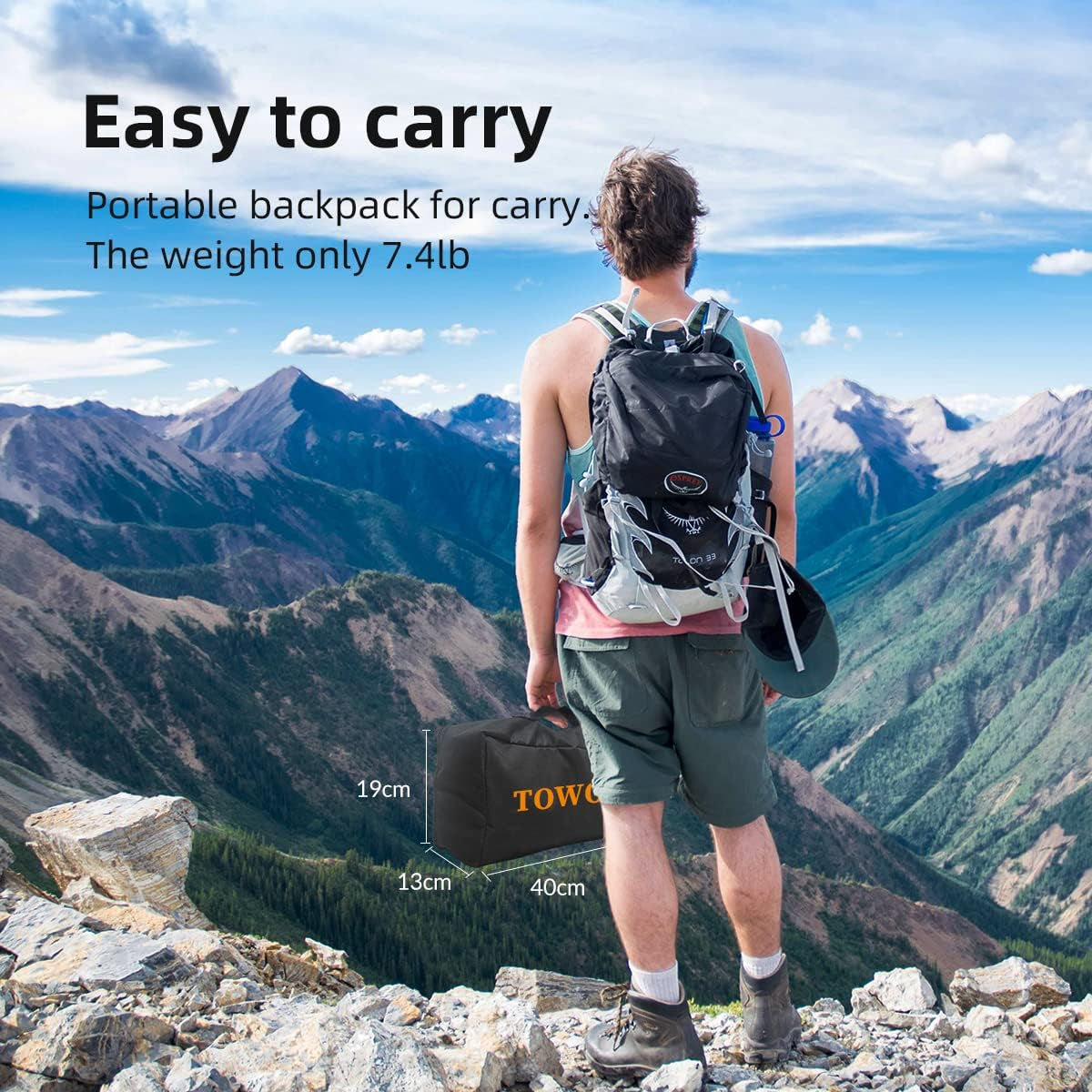 Projector Screen with Stand,  100 Inch Outdoor Projector Screen Portable Indoor Projection Screen 16:9 4K Rear Front Movie Screen with Carry Bag for Home Backyard Theater