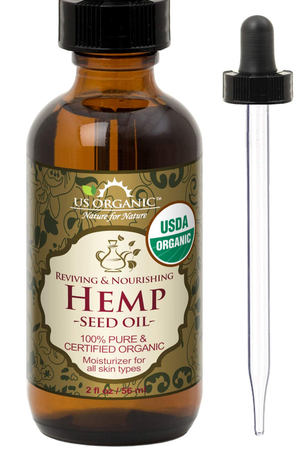 100% Pure Peppermint Essential Oil - USDA Certified Organic - 10 Ml Pack of 2 - W/Improved Caps and Droppers (More Size Variations Available) TLBH