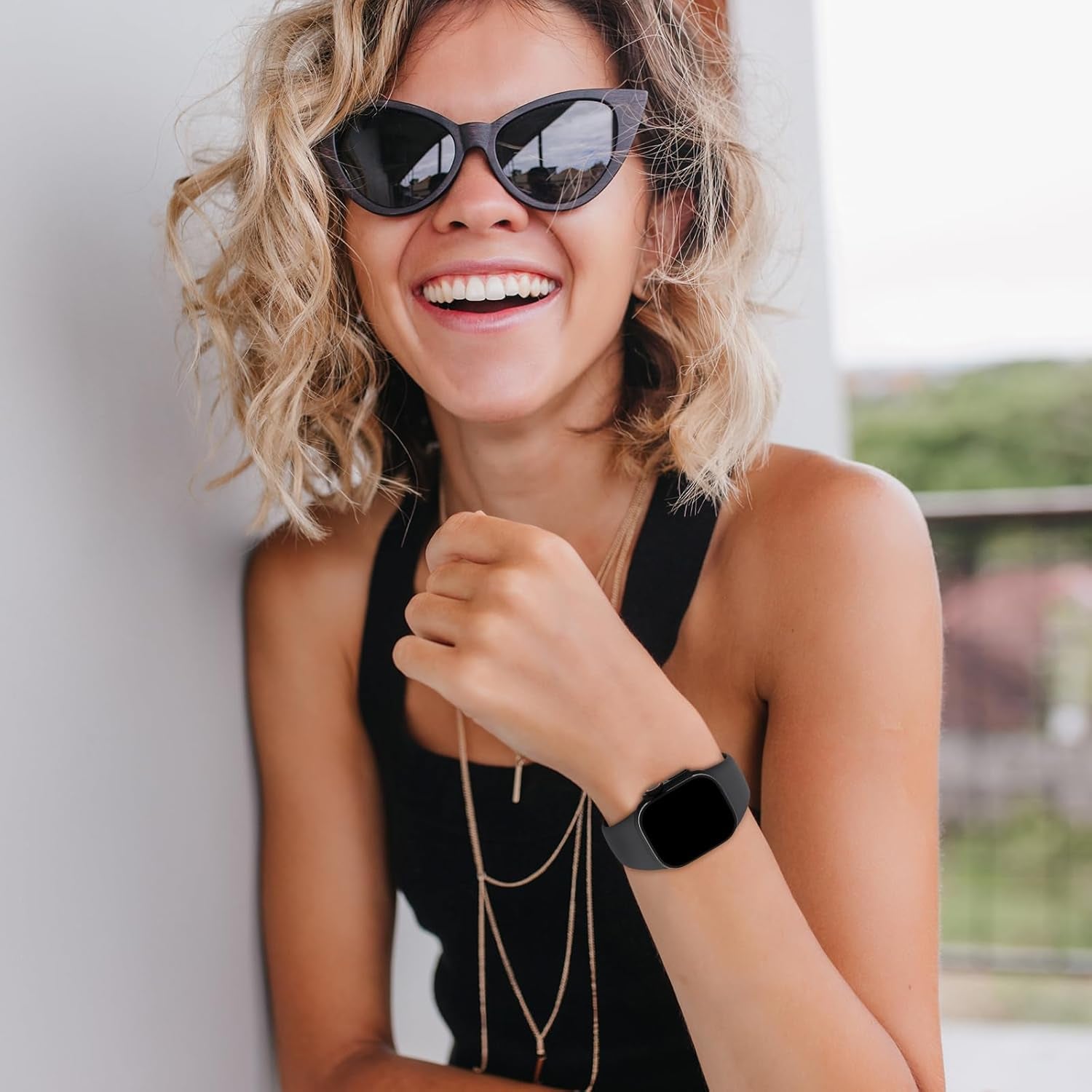 Sport Bands Compatible with Apple Watch 38Mm 40Mm 41Mm 42Mm 44Mm 45Mm 49Mm, Soft Silicone Replacement Waterproof Strap Wristband for Iwatch Series Ultra 9/8/7/6/5/4/3/2/1 SE Women Men, Anthracite