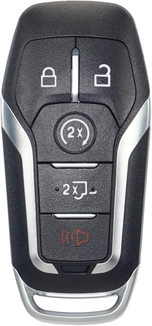 Keyless Entry Remote Push Start Button Smart Proximity Control Key Fob Replacement Fits for Ford F-Series F-150 F-250 F-350 F-450 2015 2016 2017 164-R8117 M3N-A2C31243300 902 Mhz