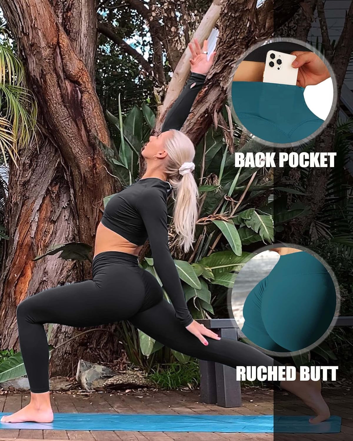 Snatched Waist Crossover Sets Naked Feeling Workout Gym Outfit Loungewear