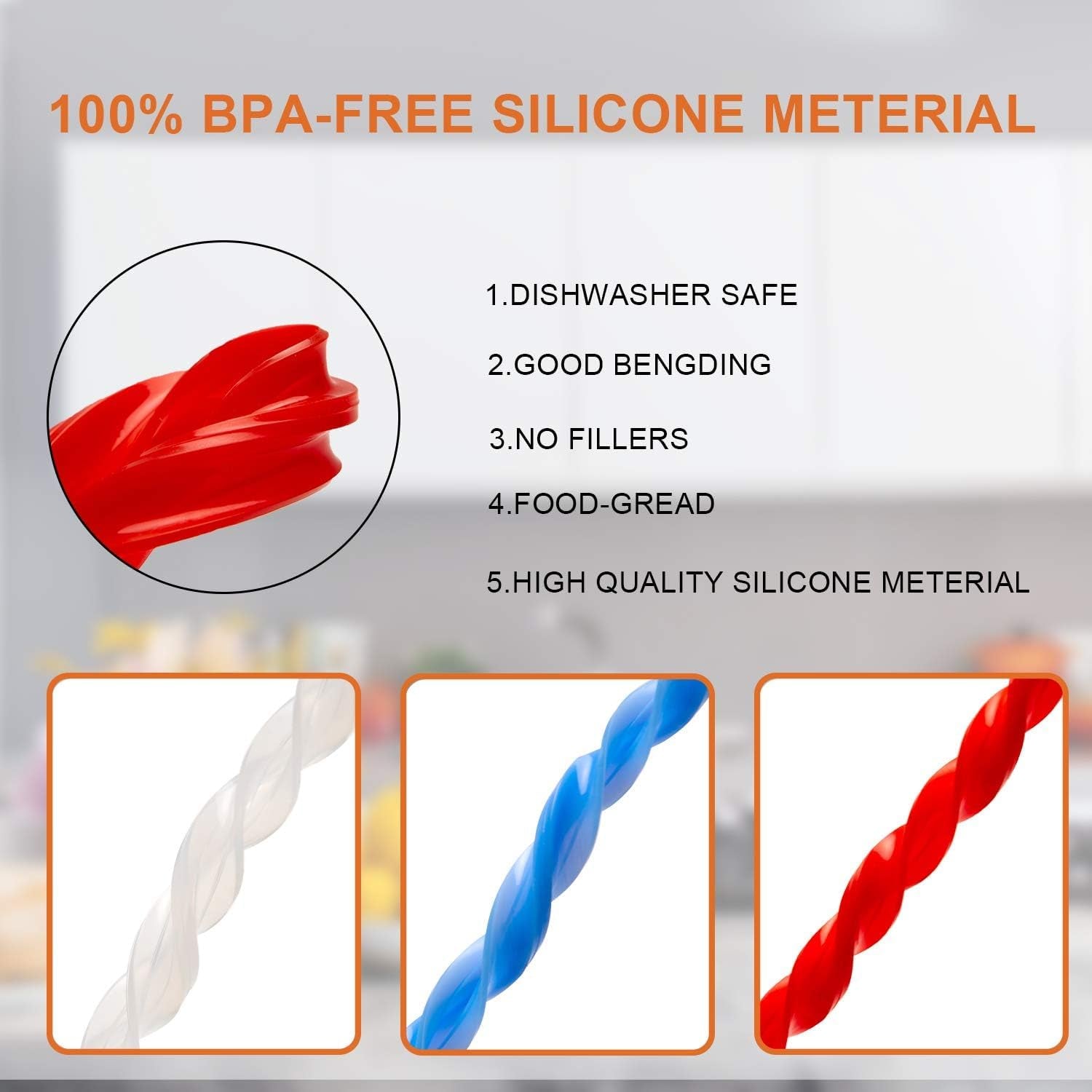 Silicone Sealing Rings Compatible for Instant Pot 6 Quart Pressure Cookers - 1 Pcs Replacement Silicone Gasket Seal Rings Fit IP-DUO60, DUO50, LUX60, LUX50, CSG60, and CSG50 - Clear