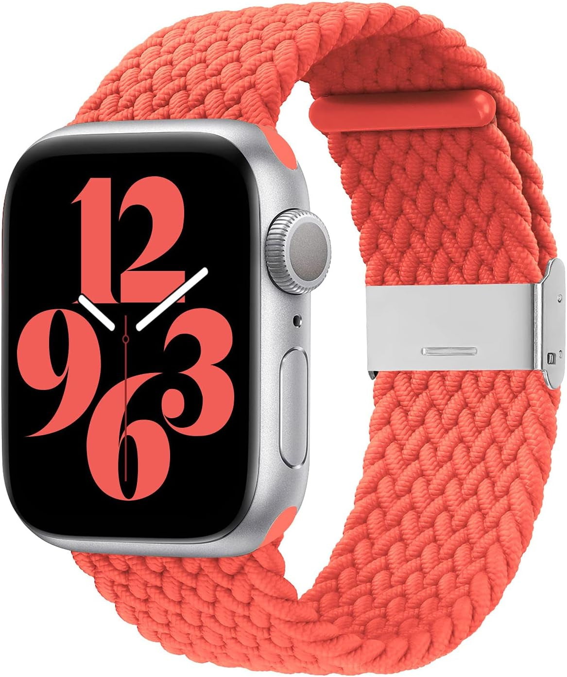 Compatible with Apple Watch Bands 44Mm 40Mm 38Mm 42Mm 41Mm 45Mm 46Mm 49Mm, Iwatch Bands Women Men,Adjustable Braided Solo Loop Elastic Sport Band for Iwatch Ultra SE Series 10/9/8/7/6/5/4