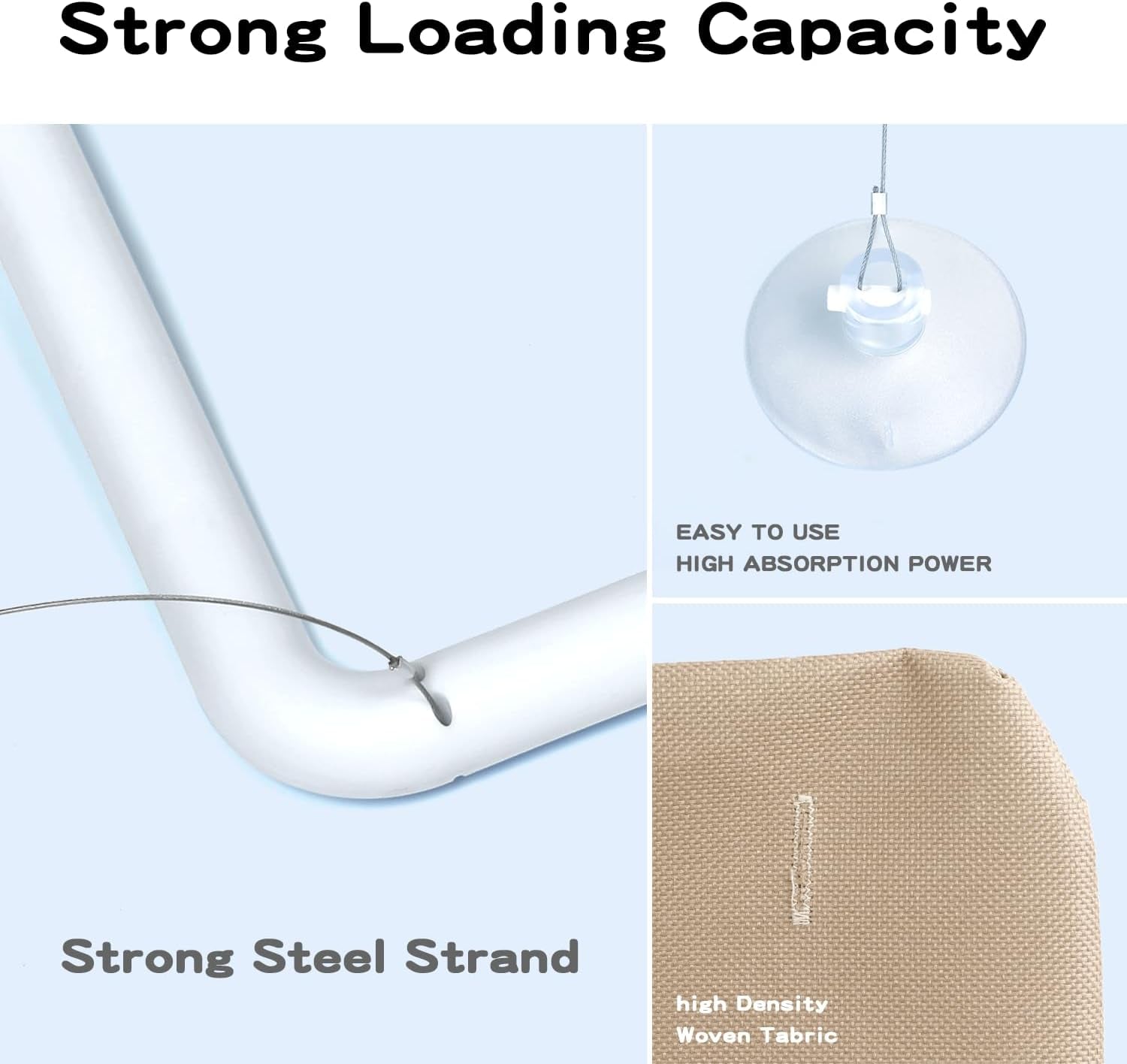 Cat Perch for Window Sill with Bolster-Cat Hammock Window Seat,Easy to Adjust Cat Bed for Windowsill, Bedside, Drawer and Cabinet(Khaki)