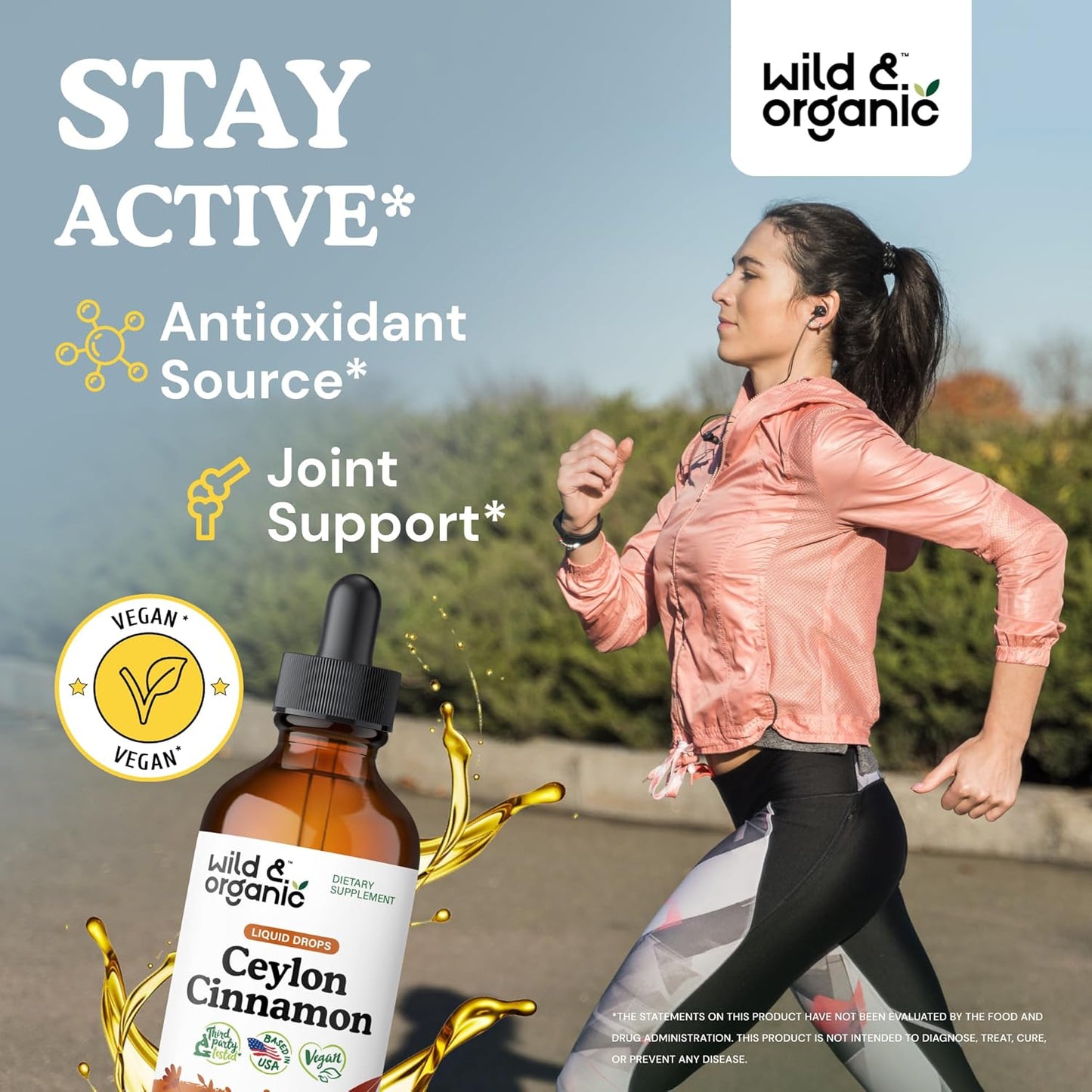 Ceylon Cinnamon Tincture 500 Mg - Liquid Cinnamon Supplements for Overall Support - Cinnamomum Verum Bark Extract - Vegan, Sugar & Alcohol-Free, Non-Gmo - 4 Fl Oz TLBH