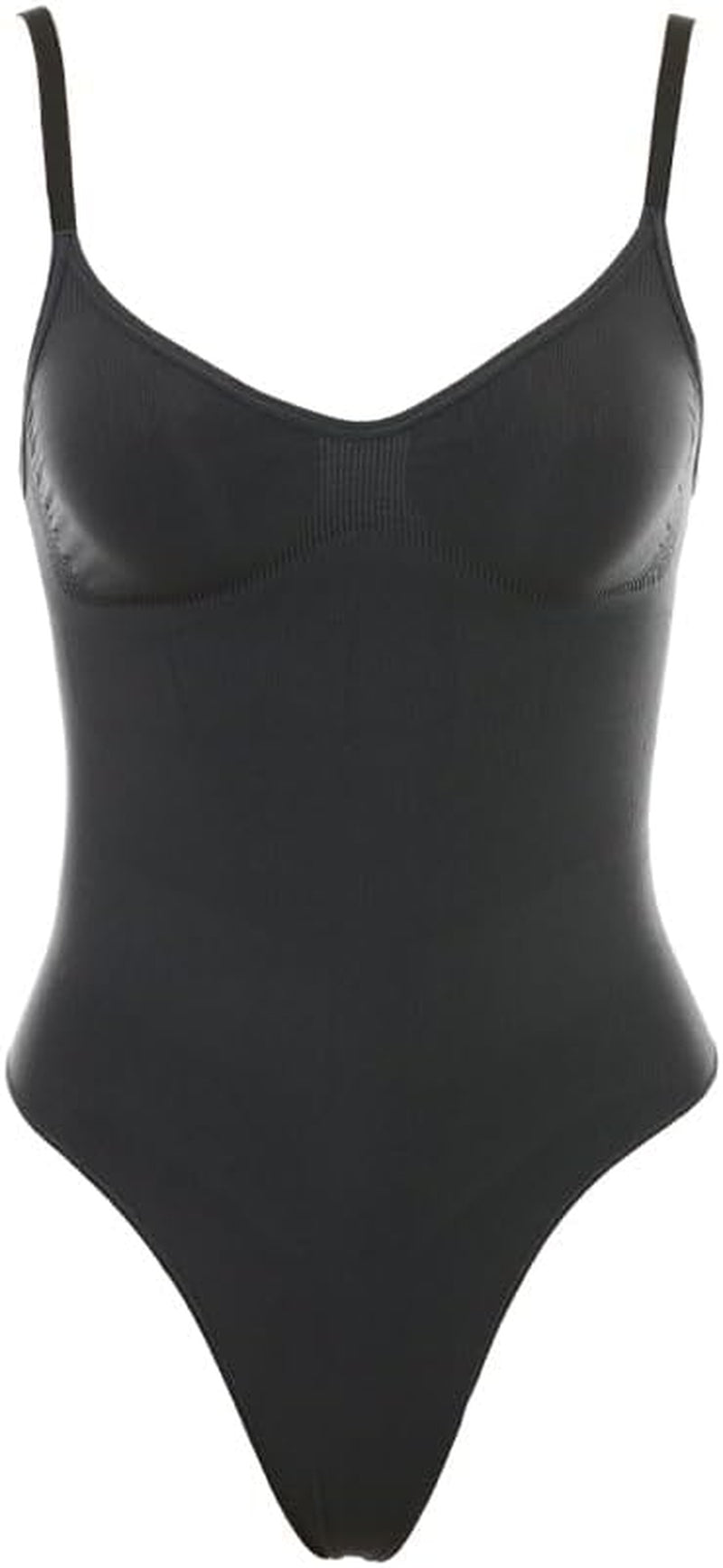 Shapewear Tummy Control Bodysuit Thong or Brief: Sculpting Shaper Tank Top Shapewear Bodysuit: Snatched Waist Body Suit