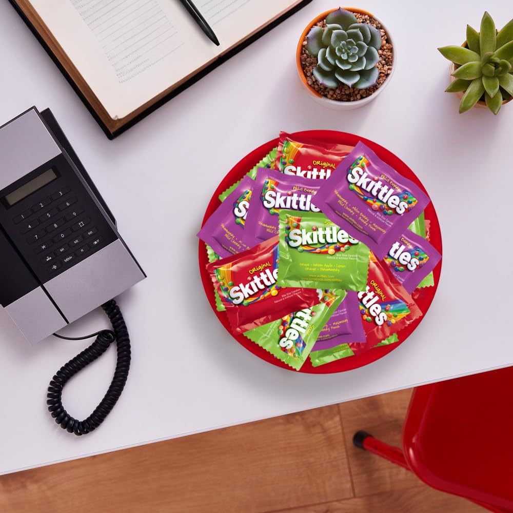 Original, Wild Berry & Sours Fun Size Super Bowl Chewy Candy Variety Pack, Party Size, 26.46 Bulk Bag