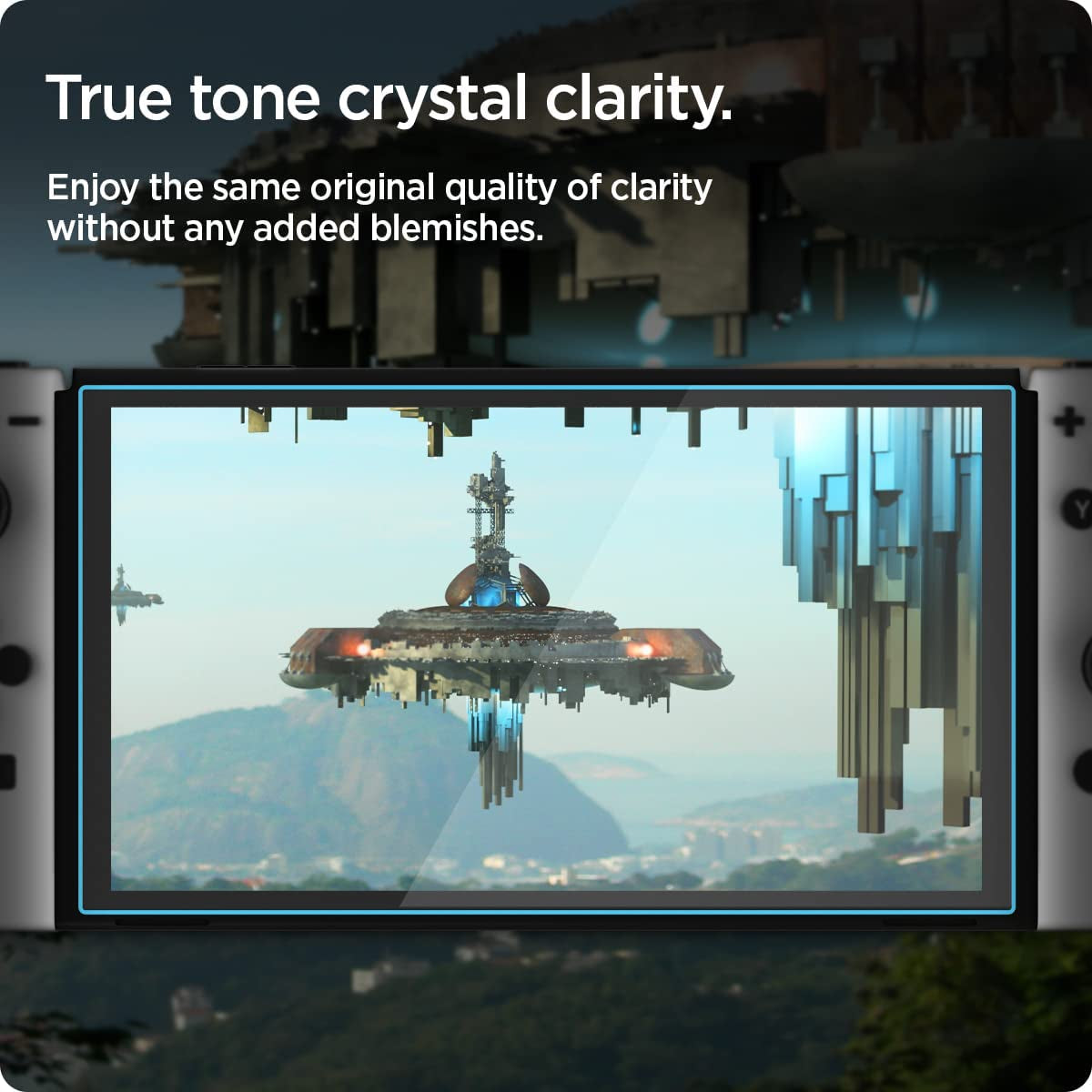 Tempered Glass Screen Protector [Glastr EZ FIT] Designed for Nintendo Switch (OLED Model) - 2 Pack