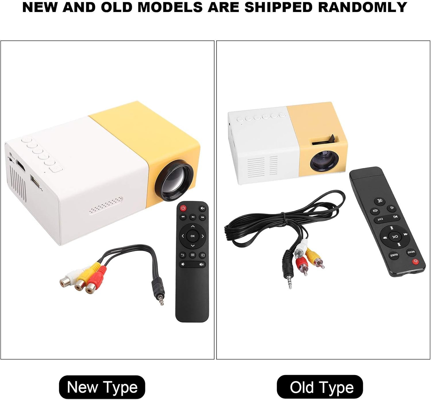 Portable Projector, Home Theater Mini Stylish Projector, 1080P HDMI for Movie(U.S. Standard (110V-240V))