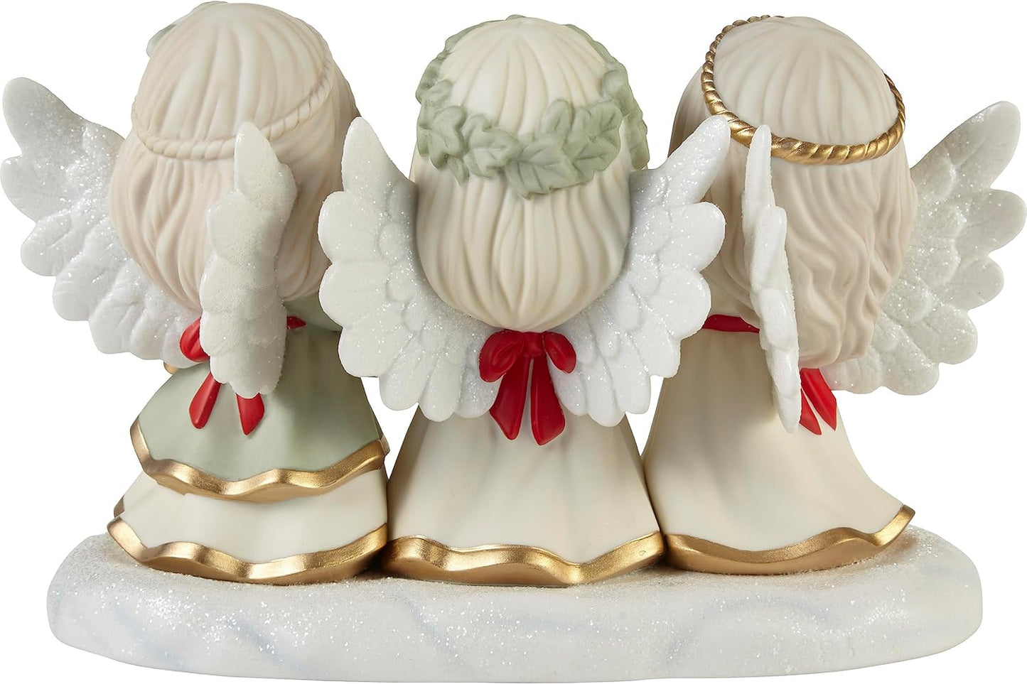 Christmas Figurine | Joyeux Noel Limited Edition Bisque Porcelain Figurine | Noel Angels | Holiday Decor & Gifts | Hand-Painted