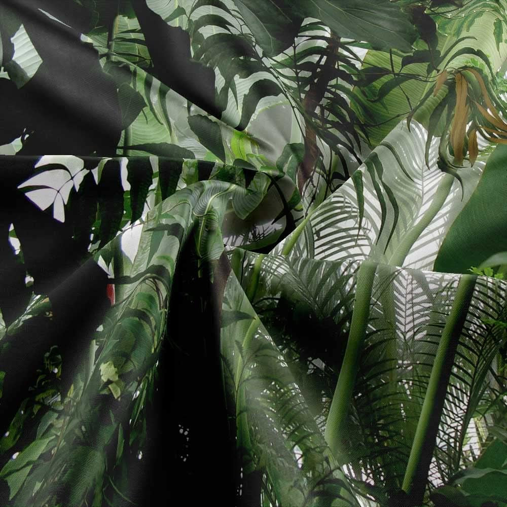 Green Plant Small Tapestry, Aesthetic Banana Palm Tree Leaves Tapestry Wall Hanging for Bedroom, Tropical Forest College Dorm Tapestry Home Decor (60" W X 40" H)