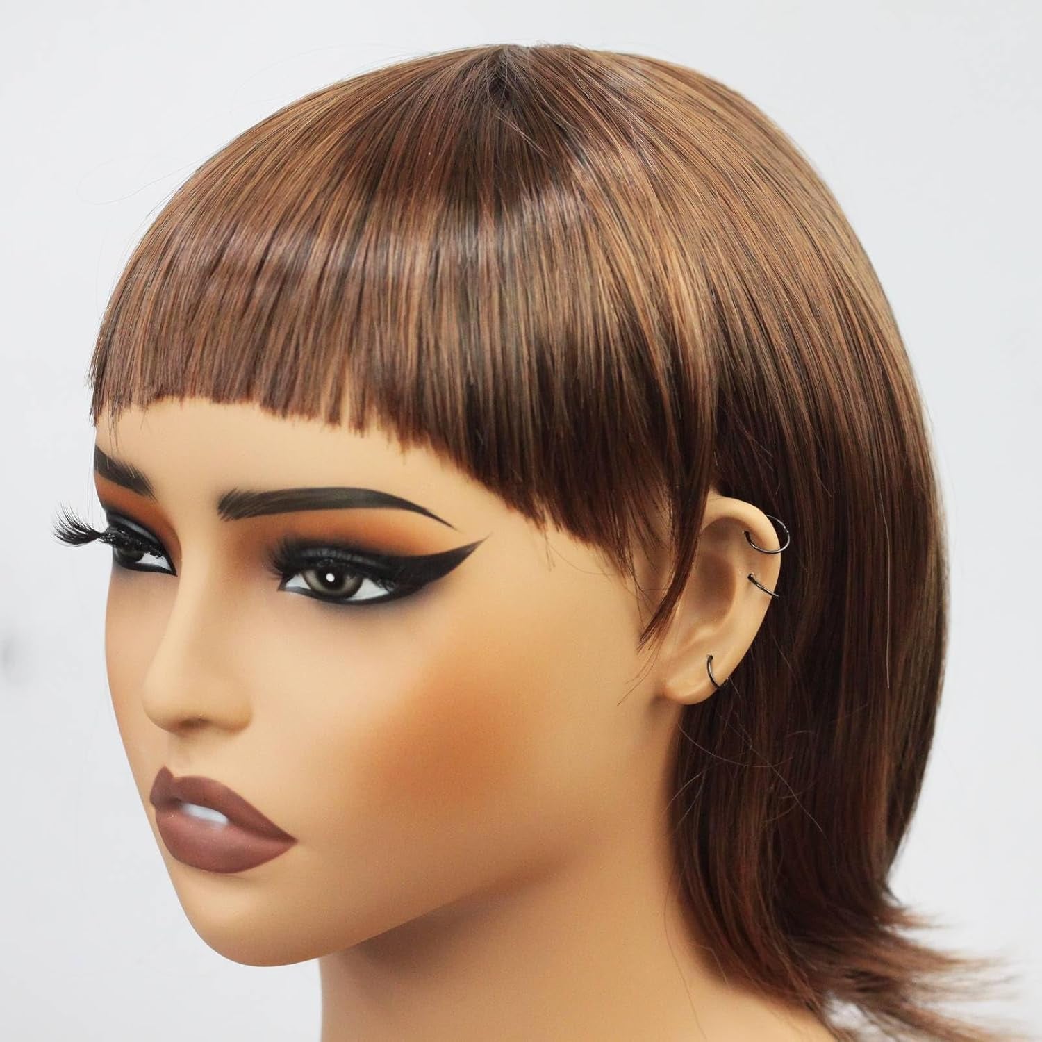 Hypoallergenic Nose Hoop Rings 20G/18G/16G/14G/12G/10G/8G/6G Steel Hinged Clicker Segment Gold/Rose Gold/Black/Pink Color