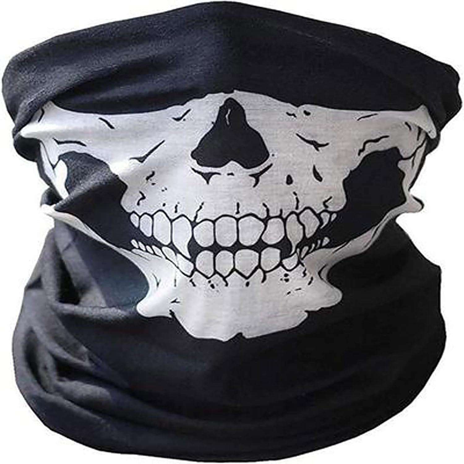 Halloween Skull Skeleton Mask Day of the Dead Skull Bandana Mask for Cosplay Masquerade Costume Party