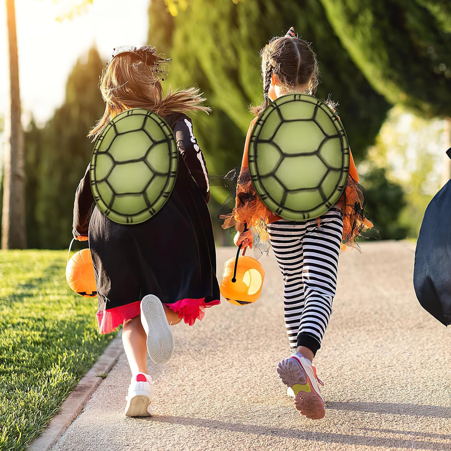 Turtle Shell Costume, 3Pcs EVA Turtle Shell Halloween Costume for Kids Cosplay Party Halloween Dress up Pretend Play Accessories