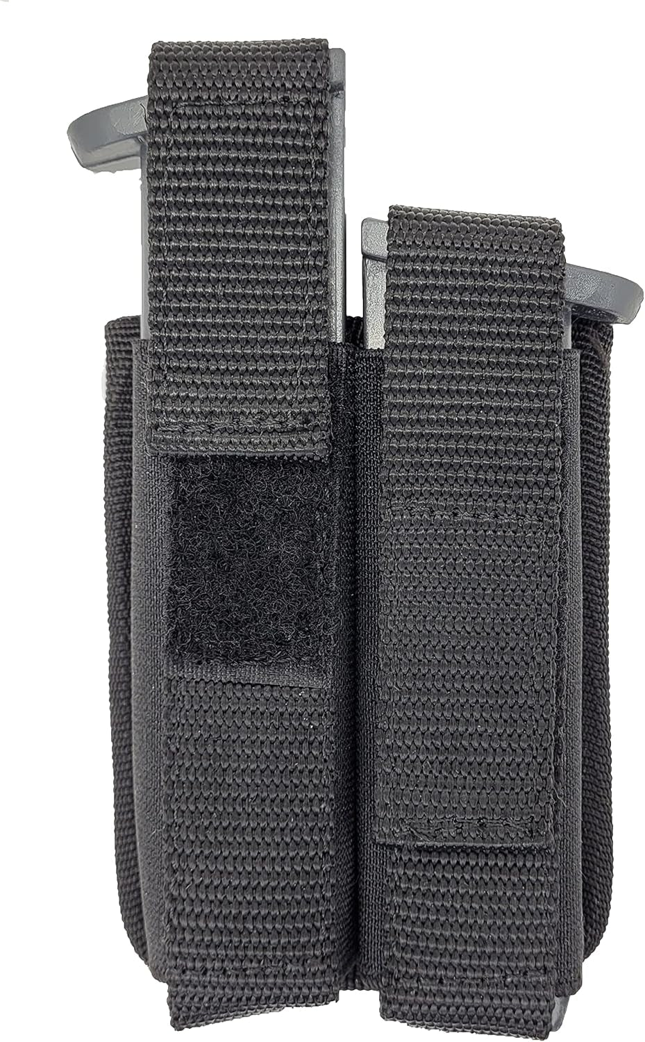 Magazine Pouch - Tactical Dual Stack Gun Mag Holster - Nylon Universal Belt Double Ammo Holder - Fits 9Mm .40 .380 10Mm for Glock Canik S&W M&P Sig Sauer Ruger Walther HK Pistols Etc - 4 Variation