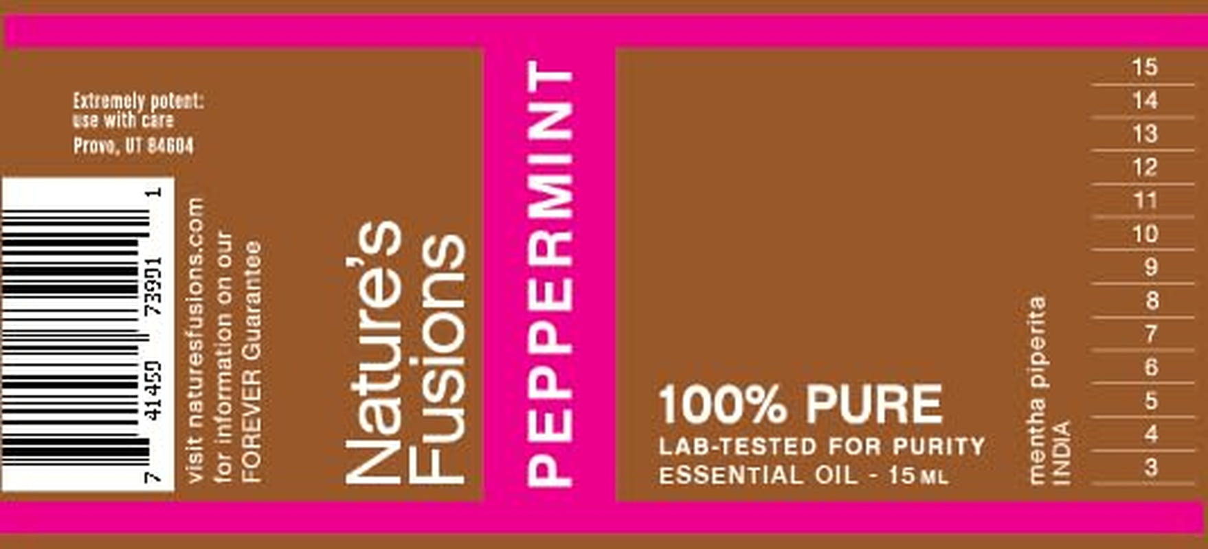 Peppermint (Supreme), 100% Pure and Natural Essential Oils, Undiluted, Therapeutic Grade for Aromatherapy and Topical Use, .5 Fl Oz (Pack of 1) (15 Ml) TLBH