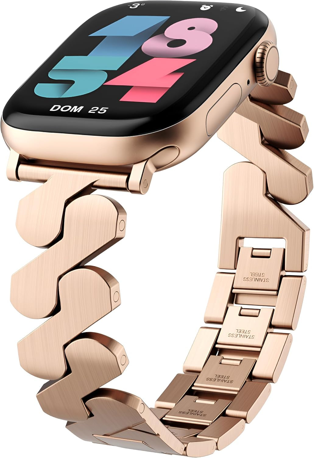 Classic Metal Band Compatible with Apple Watch Bands 38Mm 40Mm 41Mm 42Mm 44Mm 45Mm 46Mm 49Mm Men & Women Iwatch Strap Bracelet for Apple Watch Series 10 9 8 7 6 5 4 3 2 1 Ultra 2 SE Ultra