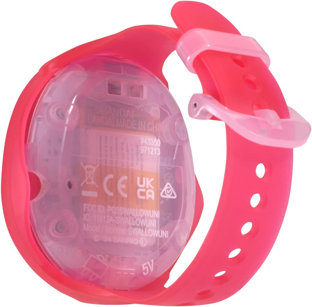 Bandai  Uni Sanrio Characters | 50Th Anniversary Hello Kitty Virtual Pet Based on the  Original 90S Toy | Connect with Friends Worldwide with This Wearable Electronic Game BanUK