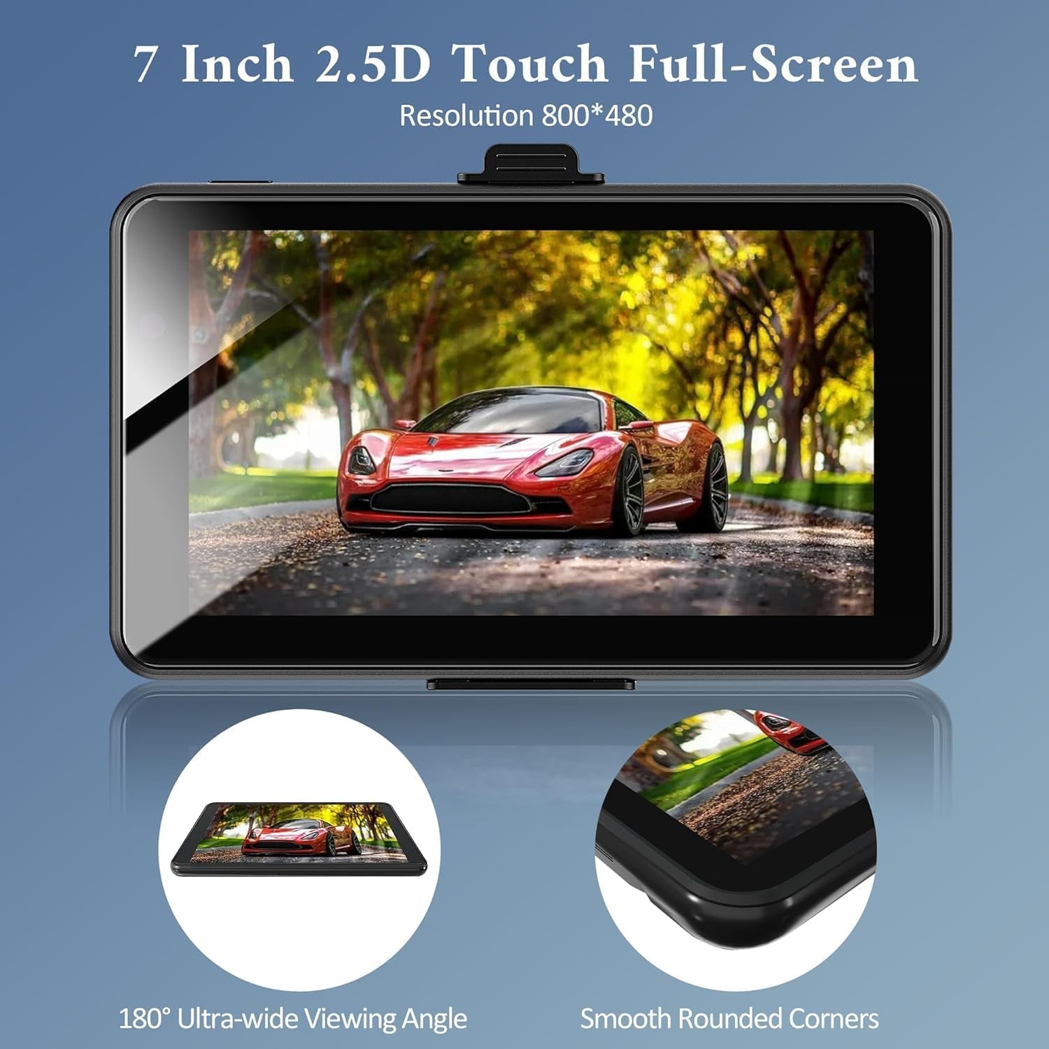 PRO GPS Navigation for Truck Car,In-Dash Vehicle GPS Screen,Rv/Commercial Drivers Semi Truck,16G 7" Navigation System with 41 Voice Warning,North America/Eu,Offline Dual Map,Lifetime Free Updates TRUCK DRIVER