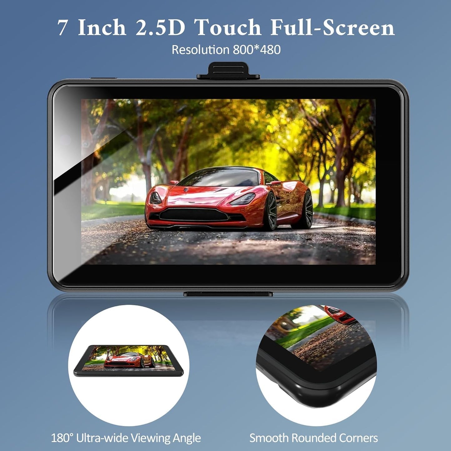 GPS Navigator for Car Truck Rv,Truck GPS Commercial Driver,Trucker GPS for Semi Truck,Free Lifetime Map Update,Latest North America/Eu Dual Map 16G 7 in Touch Screen,Custom Truck Routing,Driver Alerts TRUCK DRIVER