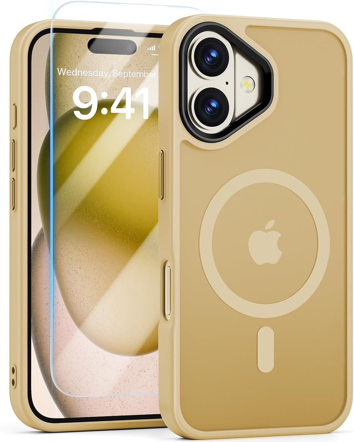 Magnetic for Iphone 16E Case 2025 [Anti-Yellowing] [12FT Military Drop Protection] [Fit for Magnetic Accessories] Sleek Anti-Scratch Case for Iphone 16E, 6.1-Inch, Clear