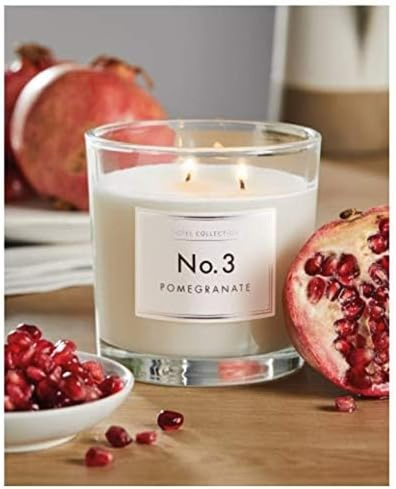 Aldi Pomegranate No 3 Fragranced 2 Wick Candle The White Lotus
