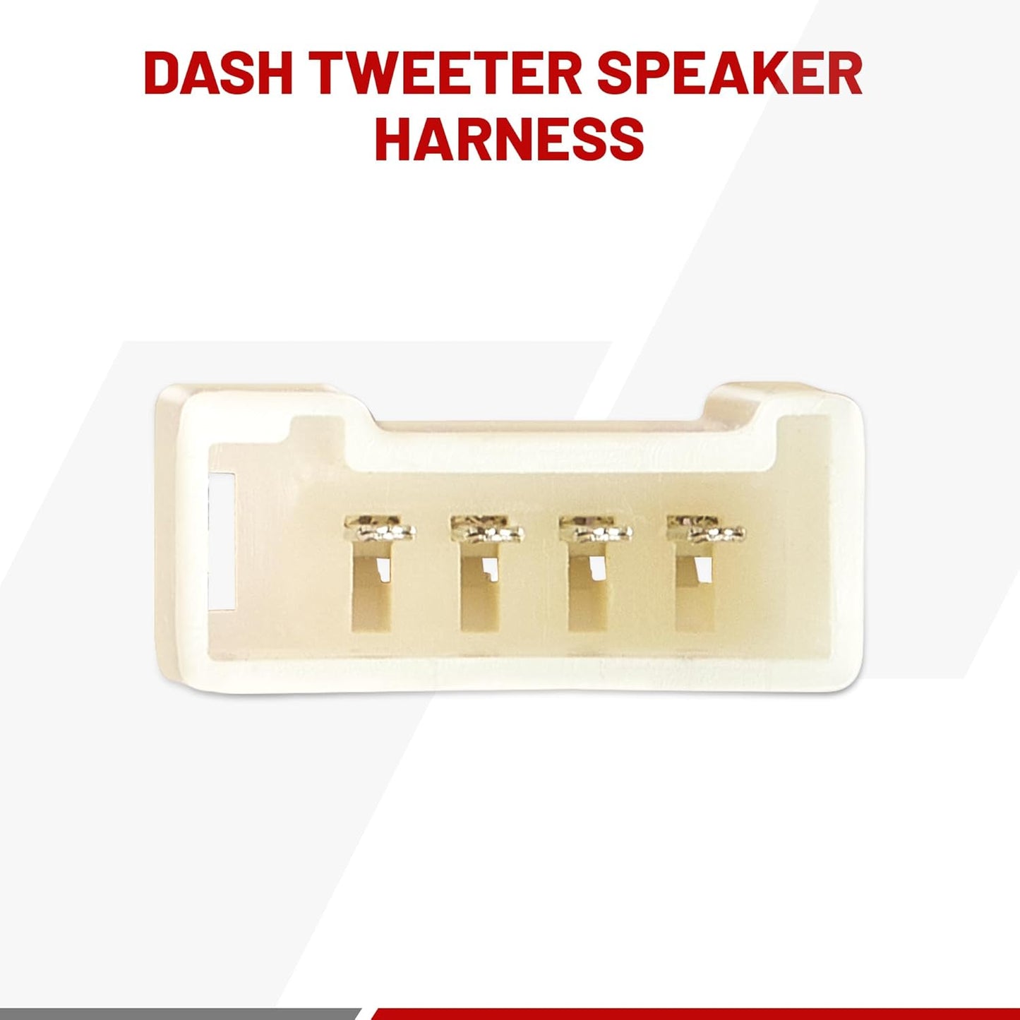 Car Front Dash Tweeter Speaker Wiring Harness for 2008-2022 Toyota RAV4 Camry 4Runner Highlander Scion, 2010-2019 Subaru Forester Factory Speaker Replacement Adapter Connector Non JBL System