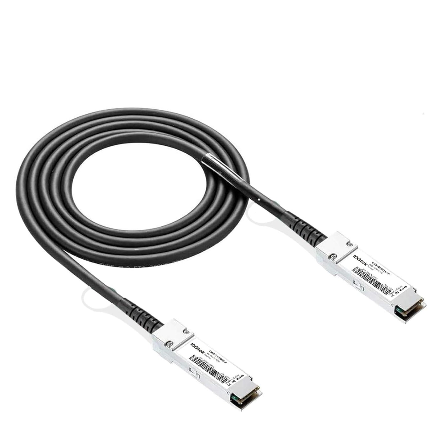 SFP+ DAC Twinax Cable - 10GBASE-CU Passive Direct Attach Copper SFP Cable for Cisco SFP-H10GB-CU2M, Ubiquiti Unifi UC-DAC-SFP+, Meraki, Fortinet, D-Link, 2-Meter(6.6Ft) | 0.25-12M Optional