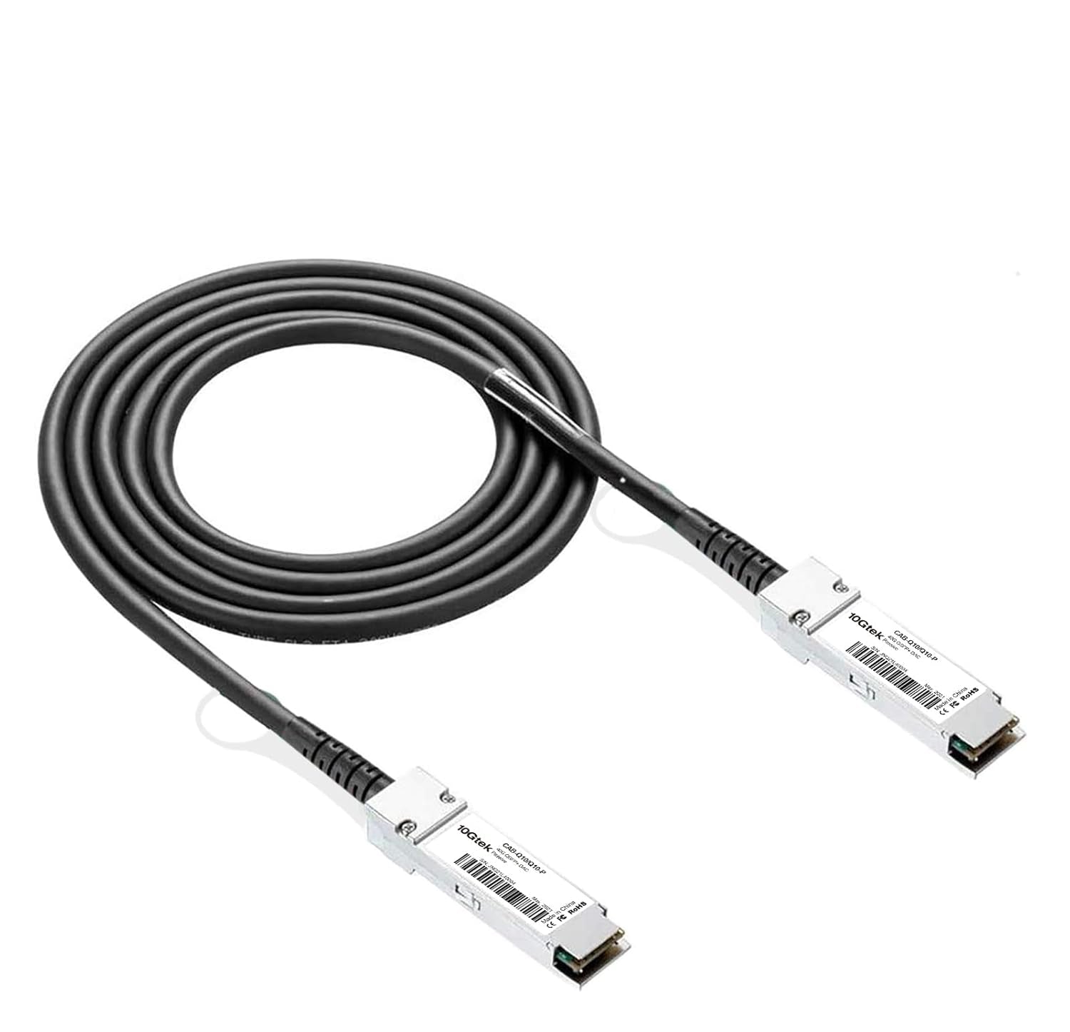 SFP+ DAC Twinax Cable - 10GBASE-CU Passive Direct Attach Copper SFP Cable for Cisco SFP-H10GB-CU2M, Ubiquiti Unifi UC-DAC-SFP+, Meraki, Fortinet, D-Link, 2-Meter(6.6Ft) | 0.25-12M Optional