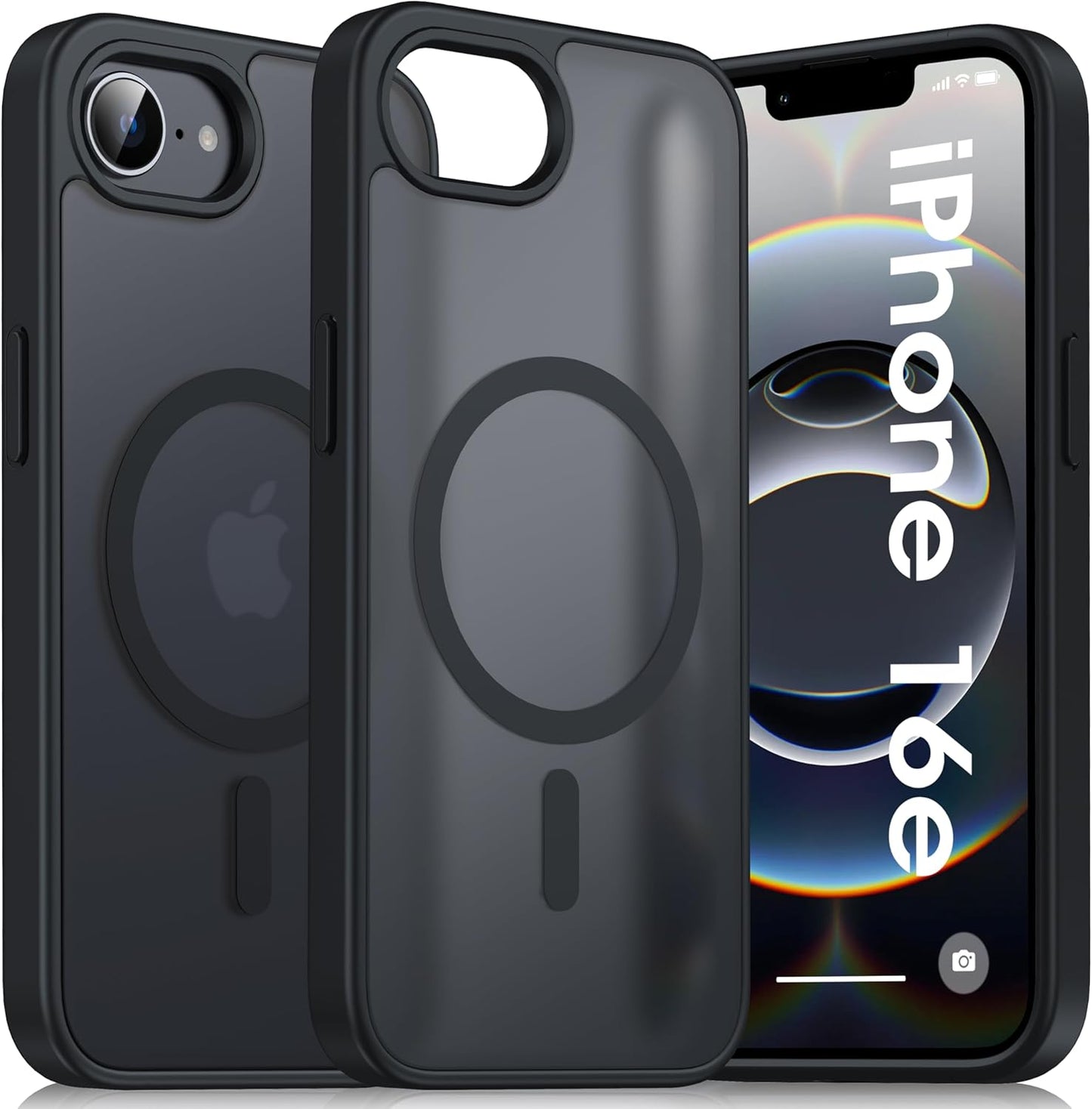Magnetic for Iphone 16E Case 2025 [Anti-Yellowing] [12FT Military Drop Protection] [Fit for Magnetic Accessories] Sleek Anti-Scratch Case for Iphone 16E, 6.1-Inch, Clear