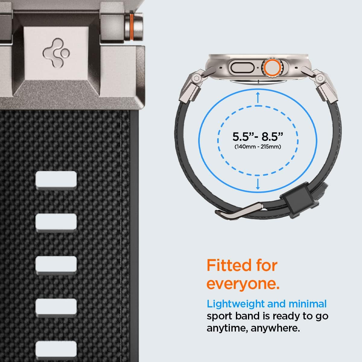 Durapro Armor Designed for Apple Watch Band for Apple Watch Ultra2/Apple Watch Ultra 49Mm, Series 9/8/SE2/7/6/SE/5/4/3/2/1 45Mm/44Mm/42Mm Durable Metal Connector Band