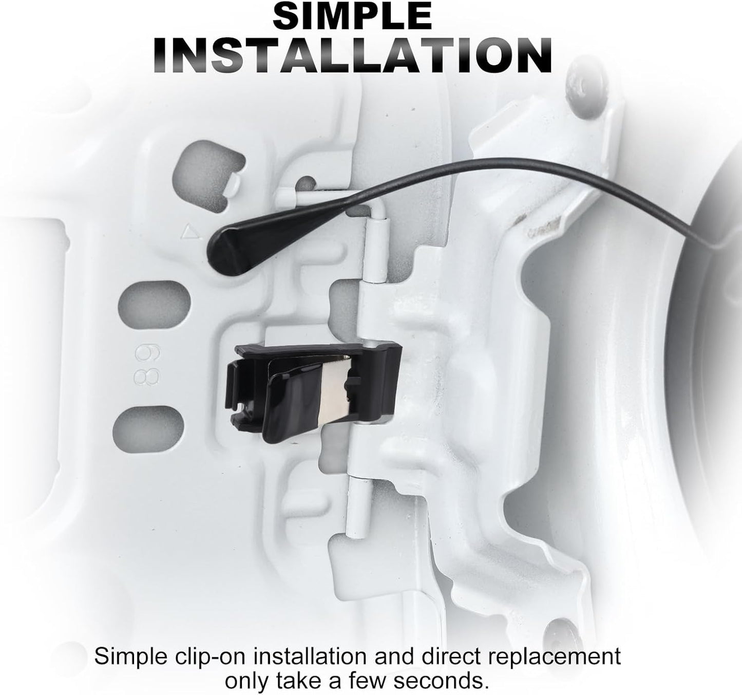 Fuel Door Spring Clip Compatible for Toyota 2019-2022 Avalon Camry RAV4, Fits for 4Runner 2004-2009,Gas Tank Door Cover Spring 77360-35040