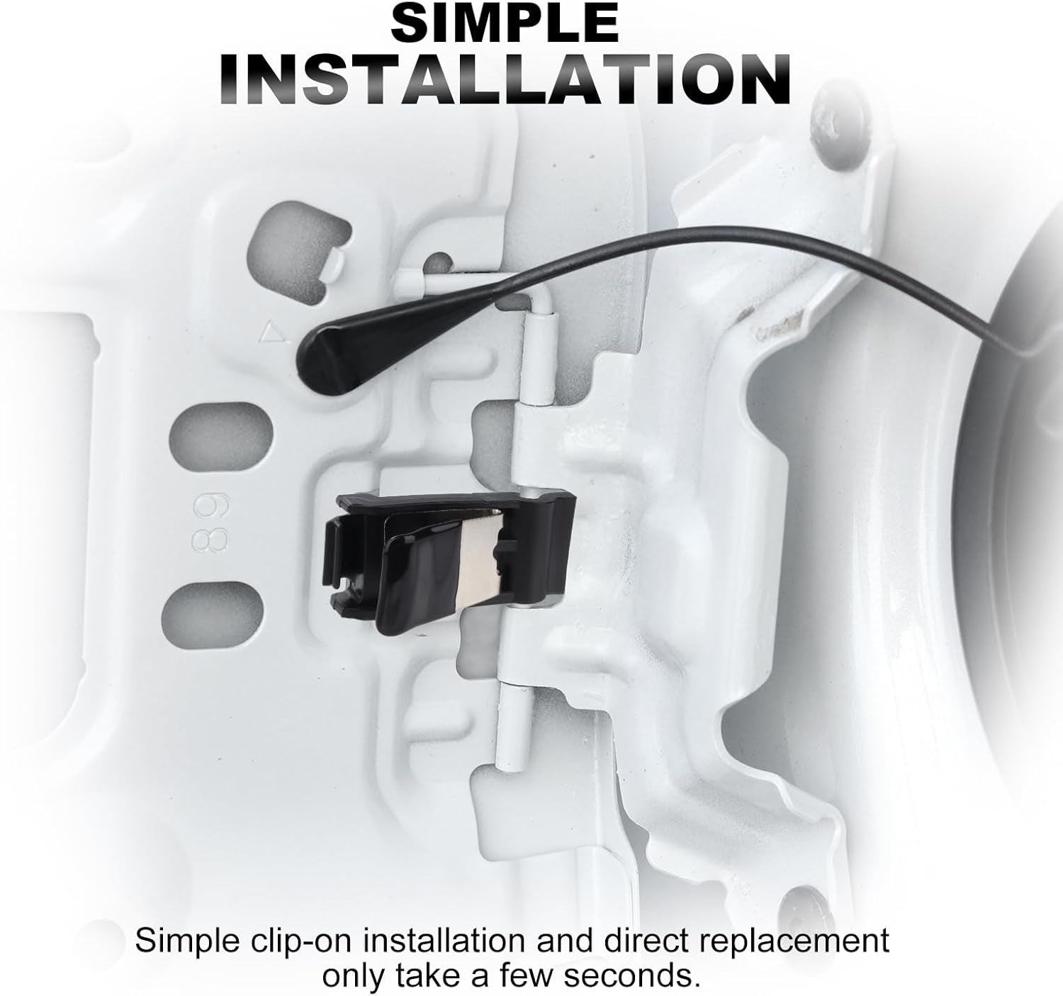 Fuel Door Spring Clip Compatible for Toyota 2019-2022 Avalon Camry RAV4, Fits for 4Runner 2004-2009,Gas Tank Door Cover Spring 77360-35040