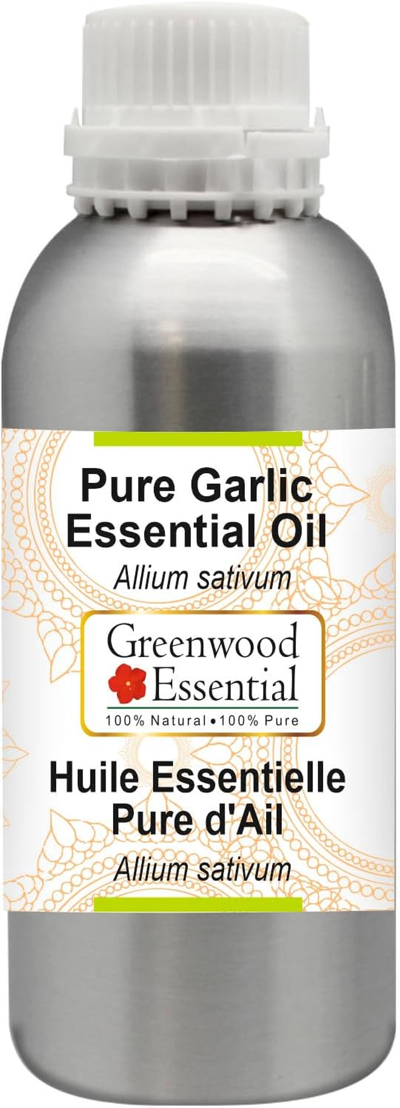 Pure Garlic Essential Oil (Allium Sativum) Steam Distilled 10Ml (0.33 Oz) TLBH