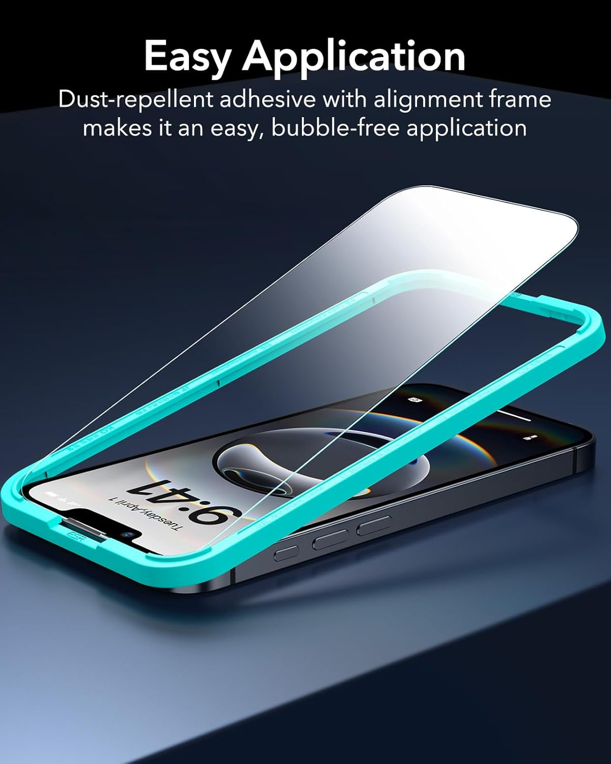 3 Pack for Iphone 16E/ Iphone SE 4/ Iphone 14/ Iphone 13/ Iphone 13 Pro Screen Protector, [9H Hardness] [Military Grade Shatterproof] Tempered Glass Film with Easy Installation Tool