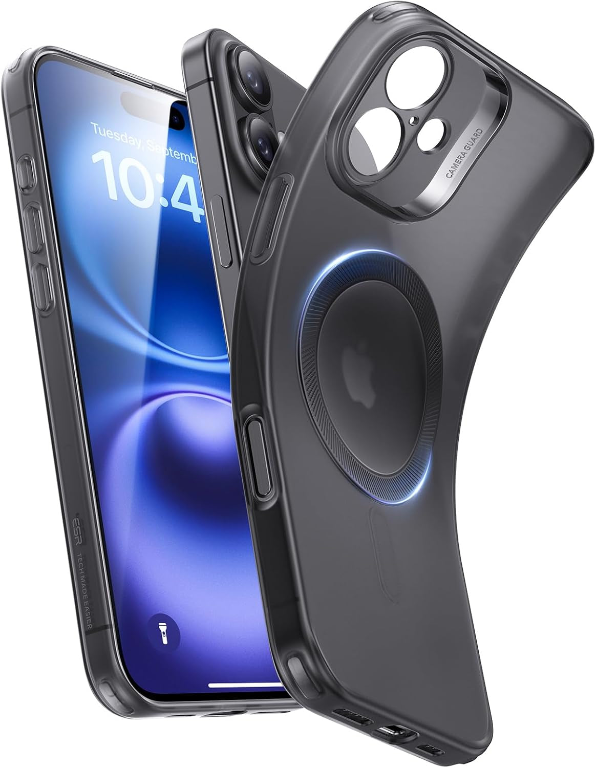 for Iphone 16E Case, for Iphone SE 4 Case Compatible with Magsafe, Camera Protection, Shockproof Thin Cover, Resists Yellowing Scratches, Magnetic Iphone Case for 16E, Zero Series,Frosted Black