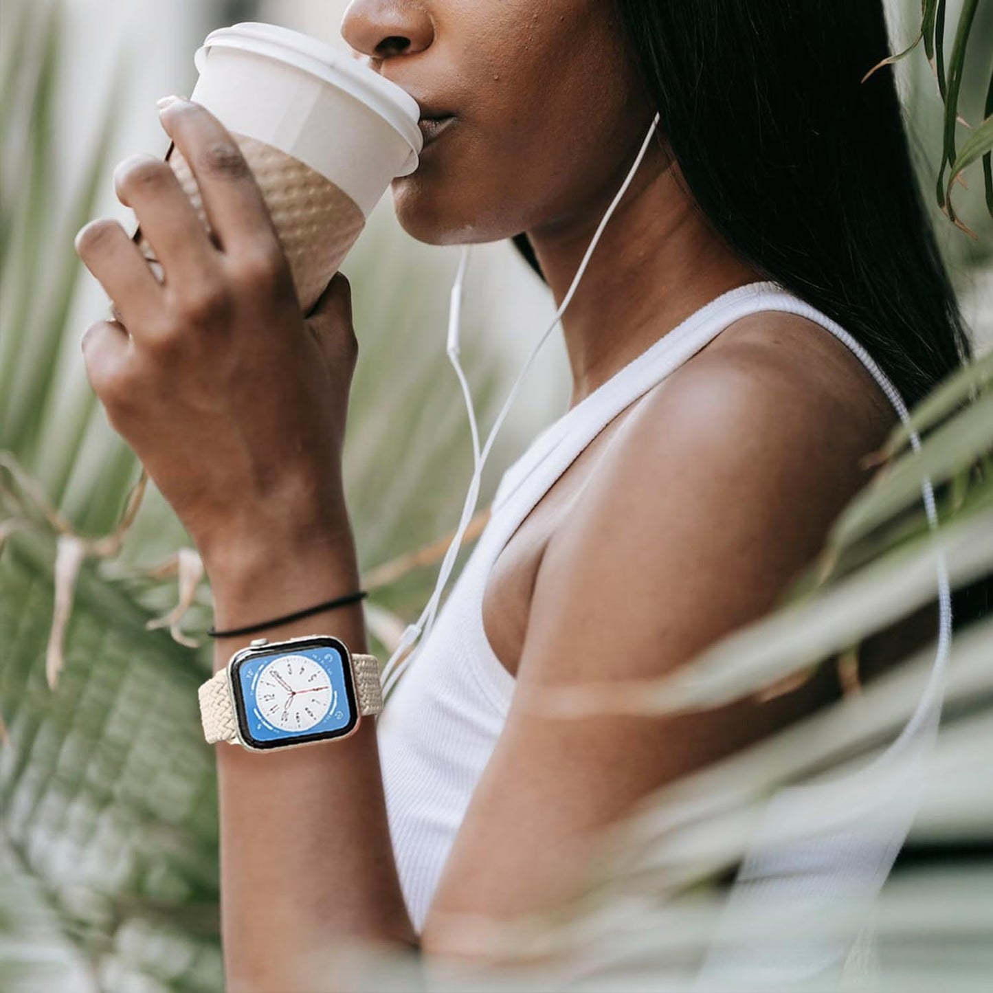 Stretchy Braided Solo Loop Compatible with Apple Watch Band 38Mm 40Mm 41Mm 42Mm 44Mm 45Mm 49Mm for Women Men, Adjustable Straps Elastic Sport Wristbands for Iwatch Series 9 8 7 6 5 4 3 2 1 Ultra SE