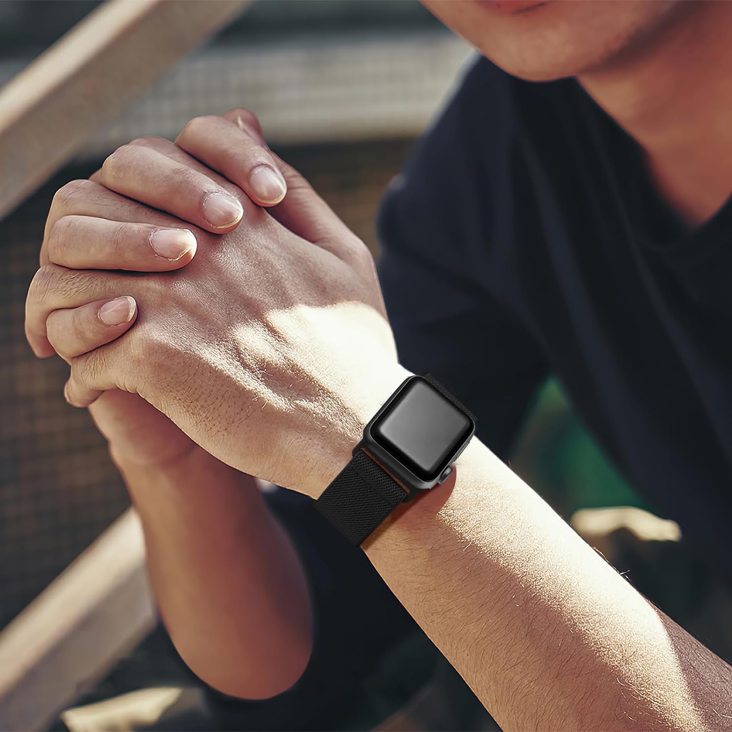 Braided Band Compatible with Apple Watch Series 9 8 7 45Mm 41Mm Ultra 2 Band 49Mm Series 6 5 4 SE 44Mm 40Mm Series 3 2 1 38Mm 42Mm Men Iwatch Bands Womens Stretchy Nylon Solo Loop Sport Strap