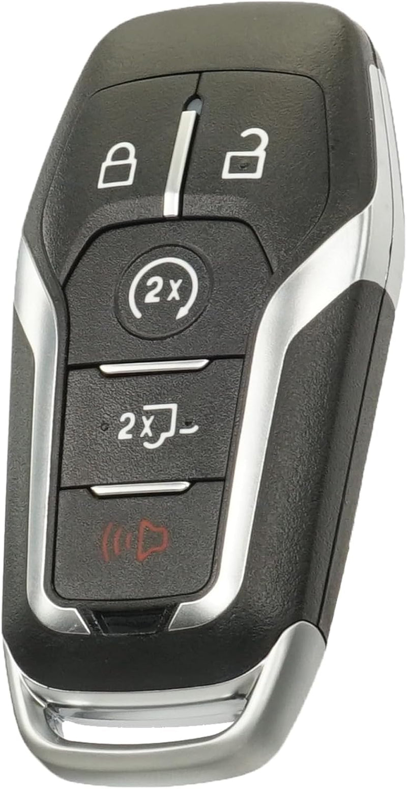 Keyless Entry Remote Push Start Button Smart Proximity Control Key Fob Replacement Fits for Ford F-Series F-150 F-250 F-350 F-450 2015 2016 2017 164-R8117 M3N-A2C31243300 902 Mhz