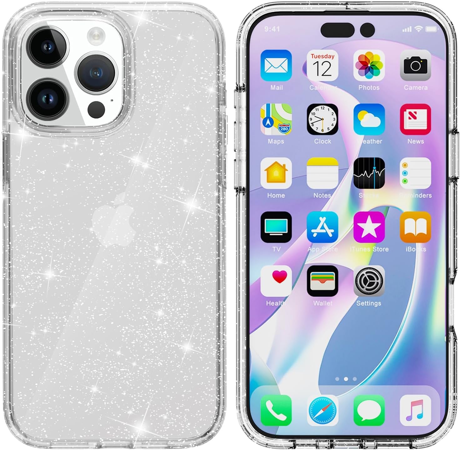 Phone Case Compatible with Iphone 16E 2025, Clear Case Shockproof Protective Bumper Slim Cover for 6.1 Inch