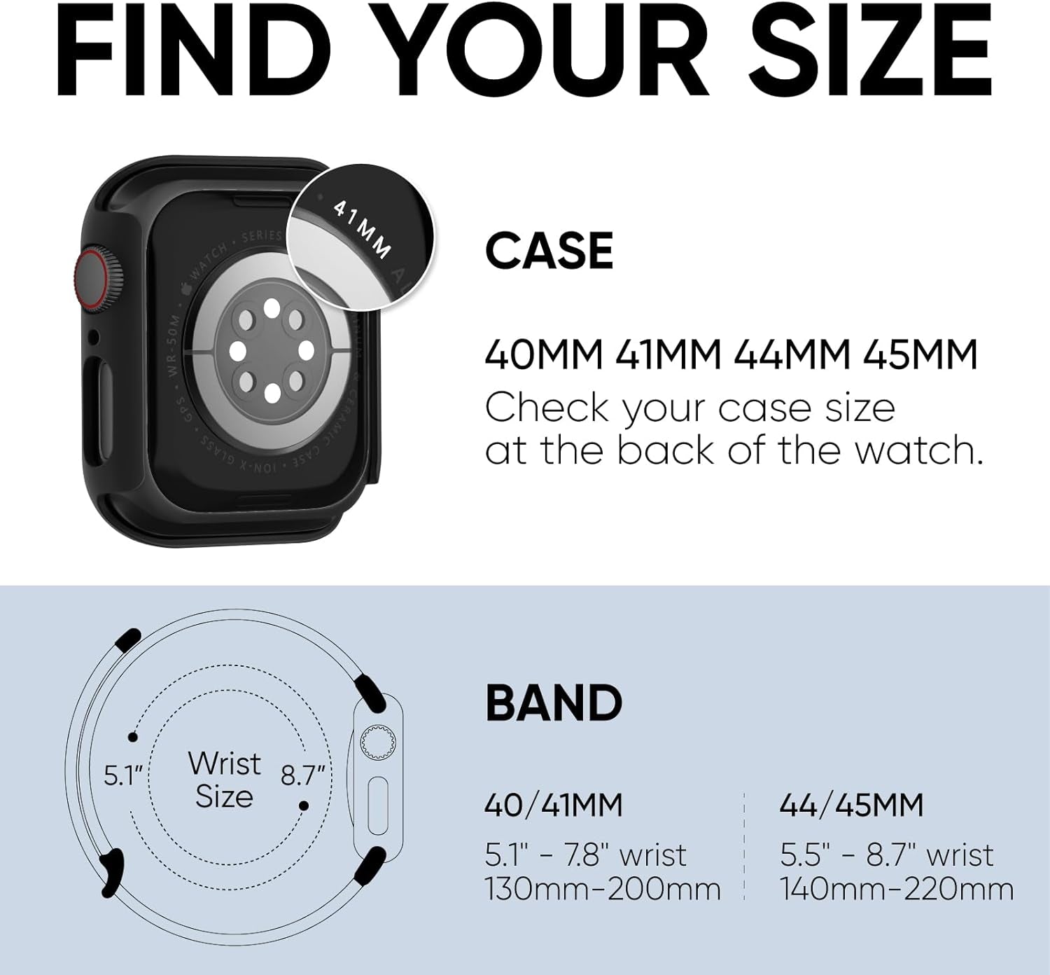 Compatible with Apple Watch Band 40Mm 41Mm 44Mm 45Mm with Screen Protector Case,Adjustable Nylon Sport Band Strap and Protective Cover with 9H Tempered Glass for Iwatch Series 9 8 7 6 5 4 SE