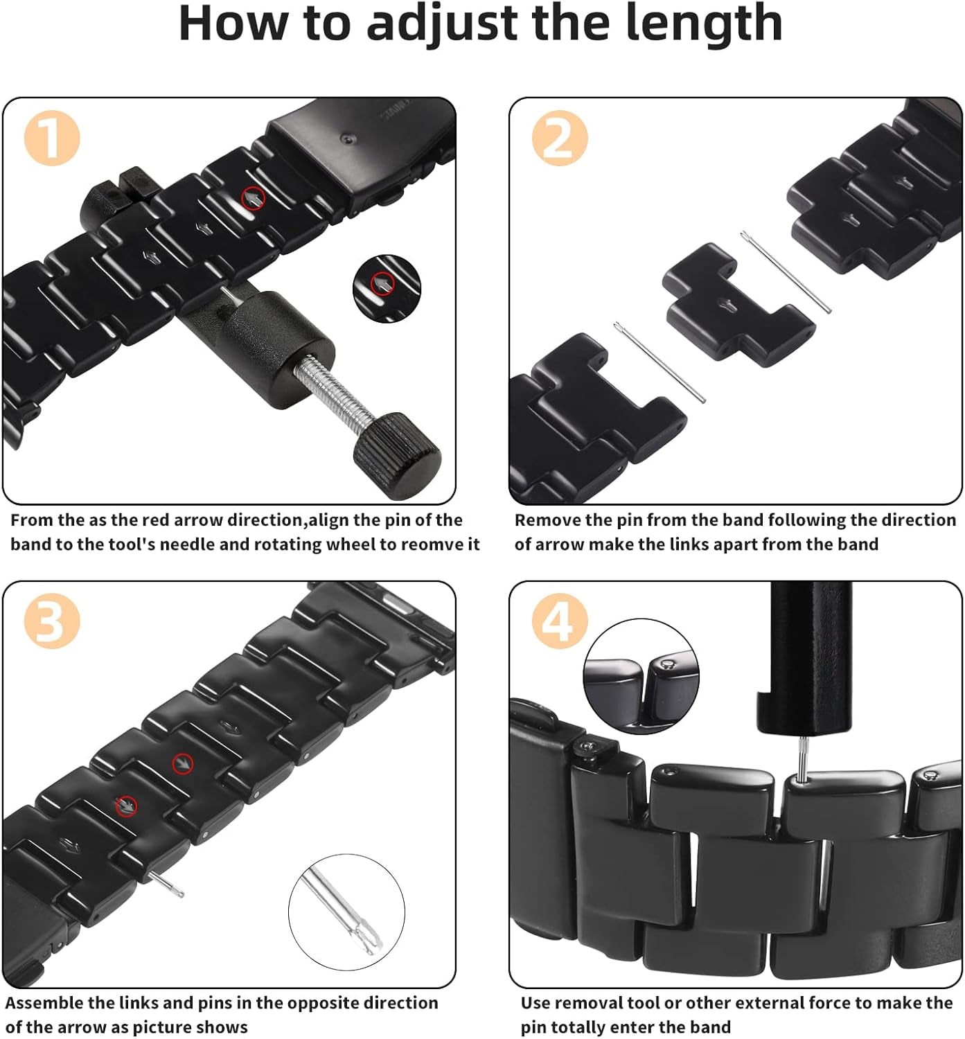 Resin Strap Compatible with Apple Watch Band 40Mm 38Mm 41Mm Series 7/6/5/4/3/2/1/SE Women Men, Lightweight and Durable Iwatch Stylish Bracelet Replacement Bands with Stainless Steel Buckle Black