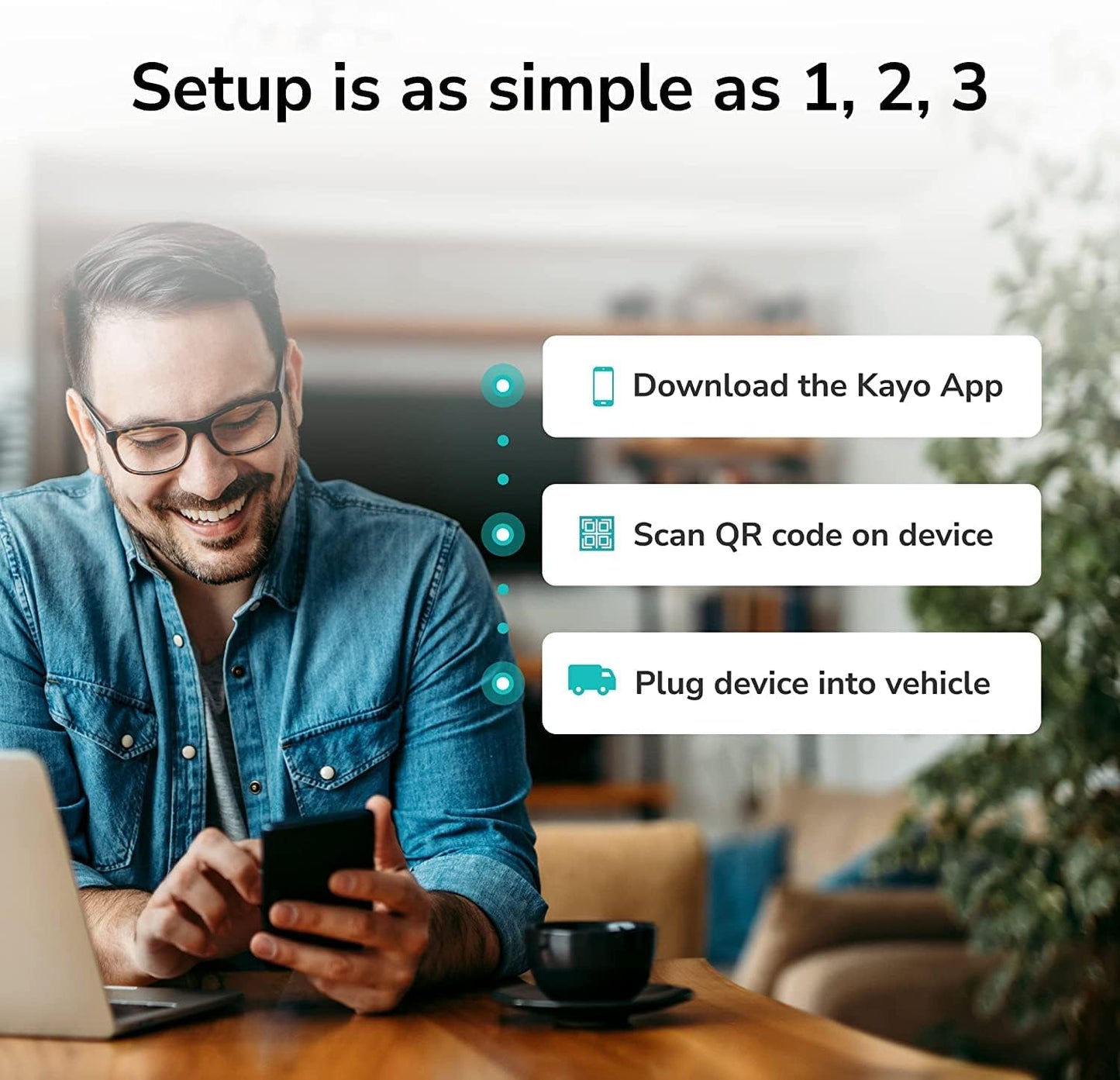 Business Fleet, GPS Tracker for Vehicles, 4G LTE & 5G, Real-Time GPS Tracking, 14-Day Free Trial, Simple Activation, Simple Plug-In Car GPS Tracker (Pack of 4) TRUCK DRIVER