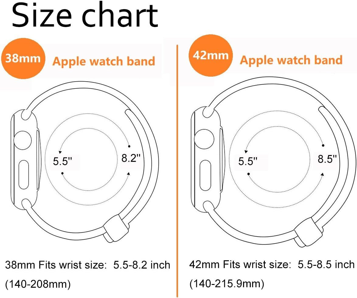 Compatible with Apple Watch Band, Women Transparent Clear Soft Cute Silicone Sports Iwatch Band Strap for Apple Watch Series 8/7/6/5/4/3/2/1/SE
