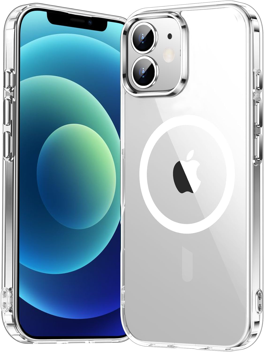 for Iphone 16E Case, [Compatible with Magsafe][Anti-Yellowing][Military-Grade Protection] Shockproof Slim Magnetic Phone Sleeve for Iphone 16E 6.1'', Clear